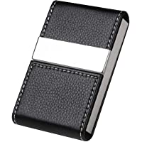flintronic Tarjetero para Tarjeta de Visita | Soporte de Tarjeta de Crédito de Cuero PU- Estuche de Identificación de…